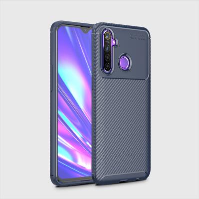 China New TPU Carbon Fiber Material Soft Tpu Laudtec Back Cover Phone Case For OPPO Realme 5S for sale