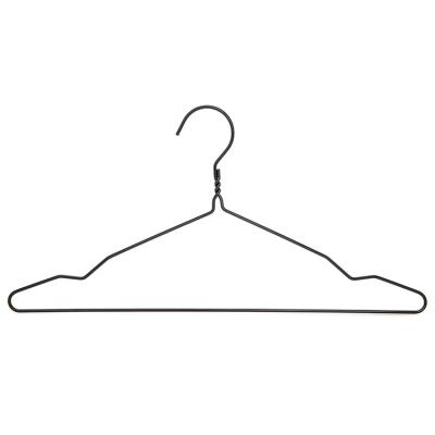 China Modern Professional Workmanship Laundry Metal Wire Coat Hangers Silver Thick Foe Home for sale