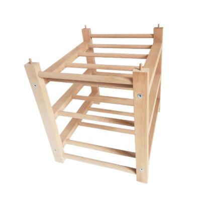 China Factory Direct Selling Wooden Wine Stocked Display Rack Wine Storage Rack Premium High Quality Rack for sale