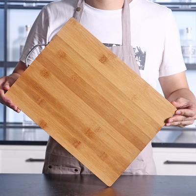 China Wholesale Custom Viable Mold Proof Household Chopping Board Kitchen Cutting Board Solid Wood Rolling Bamboo Board for sale