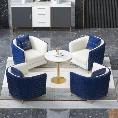 China Modern Equipment Leisure Style Living Room Leather Sofa Hotel Chairs For Hotel Living Room Furniture for sale