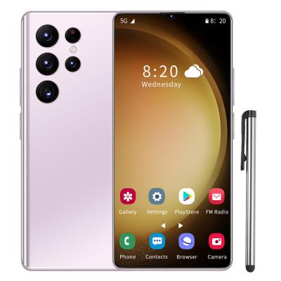 China Dual SIM Card High Quality S22 Ultra  Unlocked Mobile 4G Smartphone 2GB+16GB RAM and ROM with 6.53 inch Big Drop Screen Cheap Price Telephone for sale