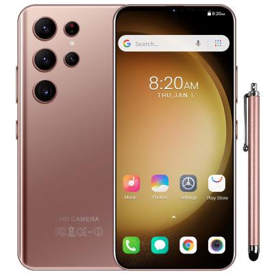 China Dual SIM Card 2023 smart phone hot selling s22 ultra 3G 4G OTG GPS android unlocked original global version smart mobile phone with pen for sale