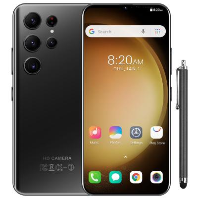 China Dual SIM Card Original mobile phone S22 Ultra 3G 4G 5G 6.53 inch 4G 5G Smartphones With Stylus 5 Cameras Face ID Unlocked Cellphones for sale