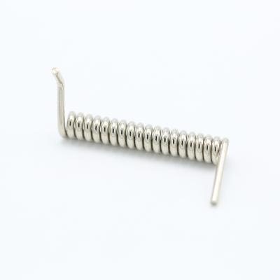 China Music Wire Spring Flat Product Small Stainless Steel Coil Customized Spiral Torsion Spring With Long Leg for sale