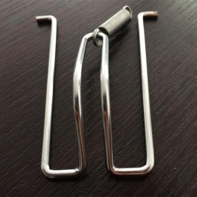 China Supermarket Store Cash Drawer Corrugated Parts Wire Spring Clip Set for sale