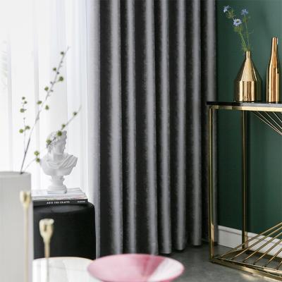 China Blackout Vandy Home Good Quality 100% Polyester Ready To Ship Window Blackout Curtain Ring Top Drapes Panels For Living Room for sale