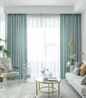 China Hot Selling 100% Blackout Polyester Fabric Stripes Sun Shade Window Curtains for sale