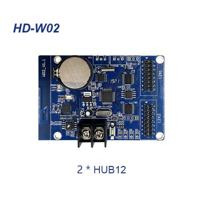 China HD-W02 Single Led Display Huidu Color Dual Color WIFI Control Card Use For P10 Single Color Led Module Display Screen for sale