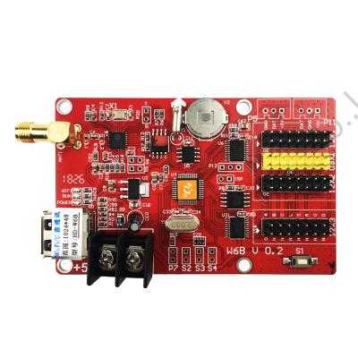 China HD-W6BN LED Display Huidu Dual Color WIFI Control Board Single Card Use For P10 Single Color Led Module Display Screendandan for sale