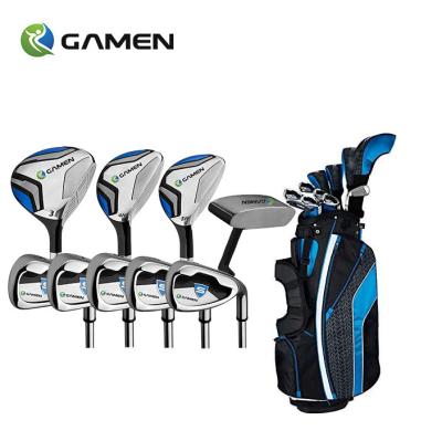 China Wholesale Outdoor Golf Activity GAMEN OEM Brand Wedge Custom CNC Milled Full Driver Men Full Putter Titanium Iron Right Handed Head Set Golf Clubs for sale