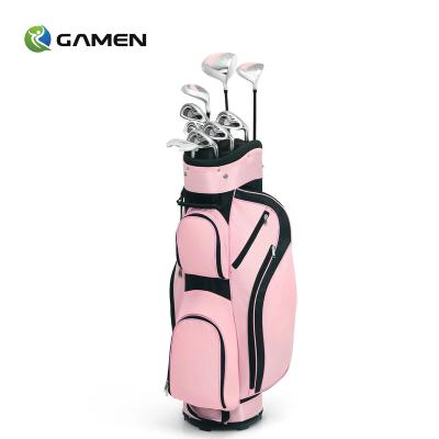 China GAMEN Aluminum Ladies Golf Club Graphite Plating Custom Carbon Shaft Forging Full Set Empty Premium Cheap Golf Clubs For Women for sale