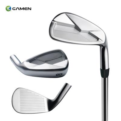 China Golf Event GAMEN Golf Irons Type Set Forged Logo Club Iron Golf Putter Adjustable Left Handed Head for sale