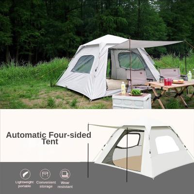 China AMOYCN Diamond Ground Nail Hexagonal Hotel Desert Supplies Fishing Outdoor Waterproof Inflatable House Garden Multi Room Tents Camping for sale