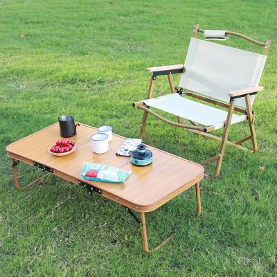 China AMOYCN Wholesale Tianye Camping Small Outdoor Aluminum Ultralight Foldable Picnic Barbecue Solid Wood Table for sale