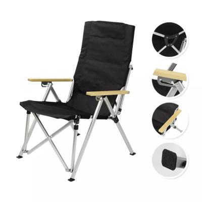 China AMOYCN Ultralight Aluminum Folding Tube Chair Beach Chair Camping Backrest Fishing Easy-carry Aluminum Folding Chair for sale