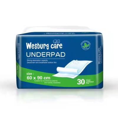 China Incontinence people care brand Wesburg 60cm*90cm underPad from China manufacturer for sale