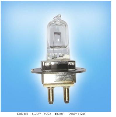 China osram 64251 spare bulb 6v20w for zeiss slit lamps 20 sl 105 120 130 TL03089 for sale