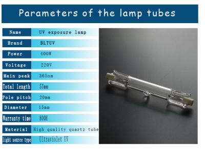 Κίνα 400w 55mm 220 v UV curing lamp High pressure mercury lamp light UV lamp drying προς πώληση