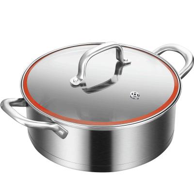 China Stocked Hot Wholesale Hg Kitchenware 3 Pcs Stainless Steel Nonstick Cookware Set for sale