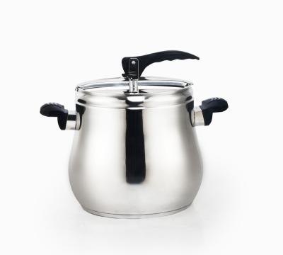 China Hg 304 Stainless Steel Large Capacity Sustainable High Quality Pressure Cooker For Kitchen for sale