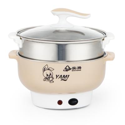 China Electric Stainless Steel Stew Pot Student Car Dormitory Small Stew Pot Pan High Quality Electric Electric Steamer Pan for sale