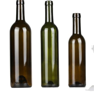 China Luxury Wholesale Beverage Glass Wine Bottles 750ml Clear Empty Crystal Glass Whiskey Brandy Wine Decanter for sale