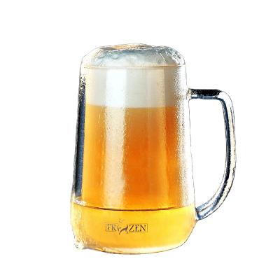 China Custom Clssic Beer Glassware Beer Glass Mug Beer Glass Drinking Mugs With Handle for sale