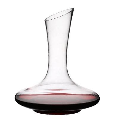 China Wholesale 1800ml American Style Hand Blown Crystal Wine Set Glass Wine Decanter for sale