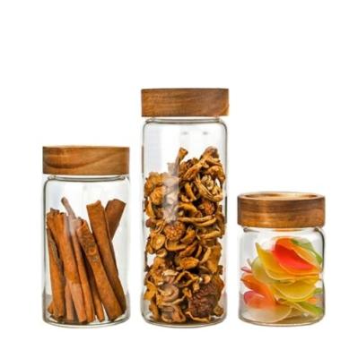 China Freshness Preservation 65*55/65*80/65*100/80*100/80*150/80*200 Glass Jar Glass Jar for sale