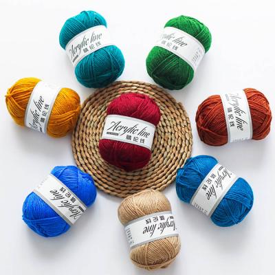 China Anti-pilling Wool 50g Acrylic Knit Yarn Yarn Line For Hand Knitting Handmade Crochet Scarf Hat Sweater DIY Baby Clothes New Yarn for sale