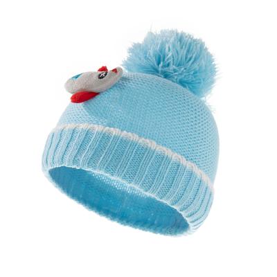 China Picture 0 | 24 Months Knitted Warm Winter Hats And Gloves Sets Baby Beanie Knit Hat for sale