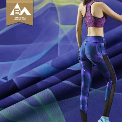 China New fit coolpass 88 breathable dry windproof polyester 12 spandex cooling fabric with print for sportswear for sale