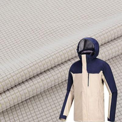 China Manufacture Supply Shrink-resistant Chinese pongee bonded 100% polyester fleece tpu laminated softshell fabric jacket for sale