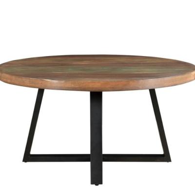 China (Other) Promotional Stylish Design Round Adjustable Hot Selling Wooden Coffee Table for sale