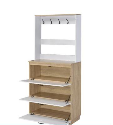 China (Other) Factory Direct Sale Adjustable Solid Wood Multilayer Shoe Rack Shoe Cabinet for sale