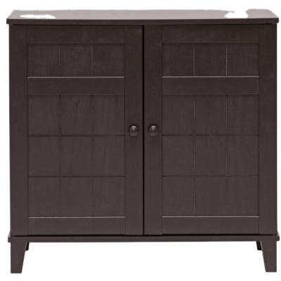 China Brown (Other) Simple Design Adjustable Customizable Home Multi-Use Dark Wood Cabinet for sale