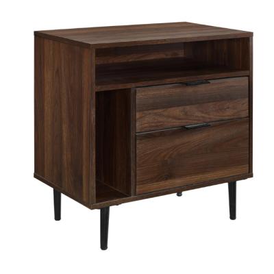 China (Other) Middlebrook 25 inch Adjustable 2 Drawer Modern Storage Nightstand Stable for sale