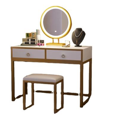 China Modern Popular Vanity Royal Table Set Makeup Desk With Lighted Mirror for sale