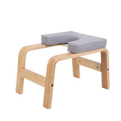 China Factory Price Solid Wood Yoga Stools Soft Wooden Cushion for sale