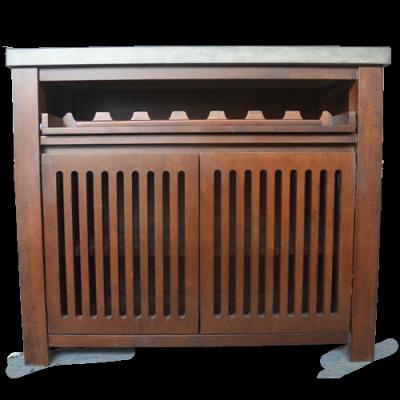 China Modern Light Luxury French Hand Carved Italian Modern Living Room Wine Bar Cabinet for sale