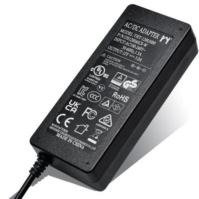 China Video ACDC Adapter 100-240v 12v 5a Doe 6 Transformer DC Voltage Regulator Power Supply Adapters 12 Volt 5 Amp YHY-12005000 for sale