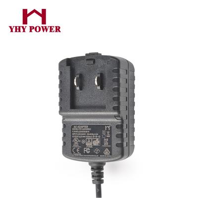 China AC DC Power Adapter Ac/dc Switch 6w 0.5a 12 Volt 0.5 Amp Input 100-240v Output Interchangeable Type 12v 500ma Adapter 230v-50hz YHY-12000500 for sale