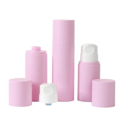 China Hot Sale Factory Sale Serum Pump Bottle Lotion Cosmetic Airless Pump Bottle Plastic Cosmetic Packaging for sale