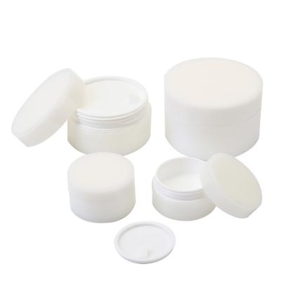 China Customized 10g 15g 20g 30g 50g pp cosmetic packaging small plastic empty container jar for serum lotion for sale