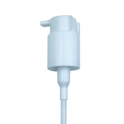 China Non-refillable high quality cosmetic packaging 24/410 0.5cc plastic lotion pump with clip lock for sale