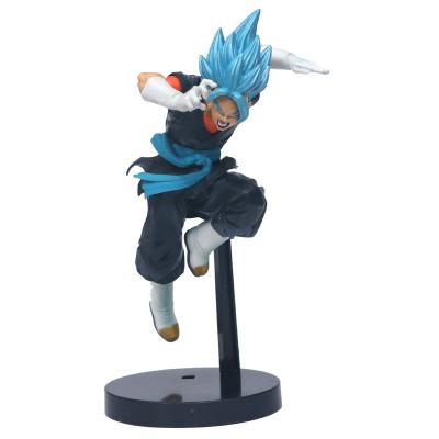 China DBZ Dragon Figure Super Kill Blue Hair PVC Funny Figure Anime Cartoon Vegeto Plastic Statue 23cm for sale