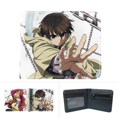 China Waterproof 2 Styles Battle In 5 Seconds After Meeting PU Purse Fold Anime Wallet And Purse for sale