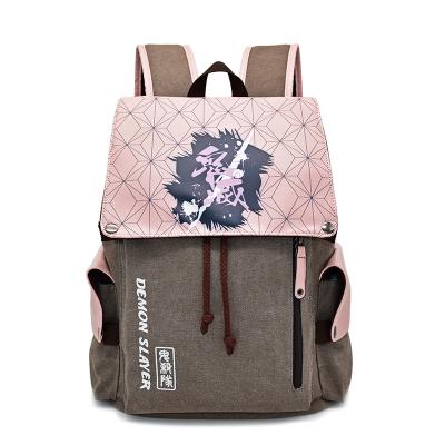 China Waterproof 10 Styles Demon Slayer: Kimetsu No Yaiba Character Cartoon School Bag Cute Anime Backpack Bag for sale