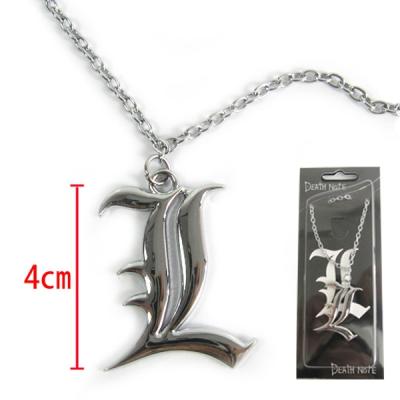 China TRENDY Death Note Alloy Anime Necklace Anime Cosplay Jewelry Accessories for sale